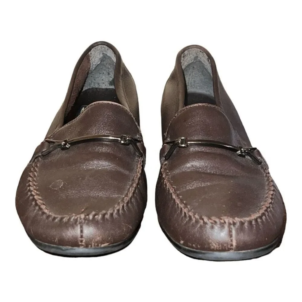 Mooties Tootsies Momallory Women’s Leather Slip On Loafers Red Size 6 - Picture 2 of 6